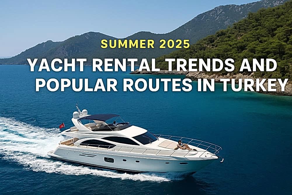 2025 Yazında Türkiye’de Yat Kiralama Trendleri ve Popüler Rotalar